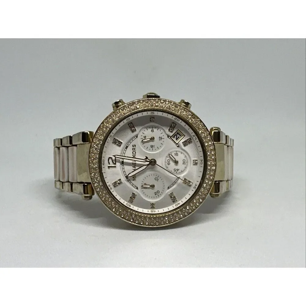 Michael Kors Parker MK5865 Women Stainless Steel Analog Dial Quartz Watch HME434